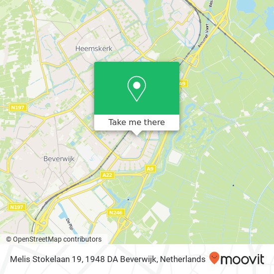 Melis Stokelaan 19, 1948 DA Beverwijk map