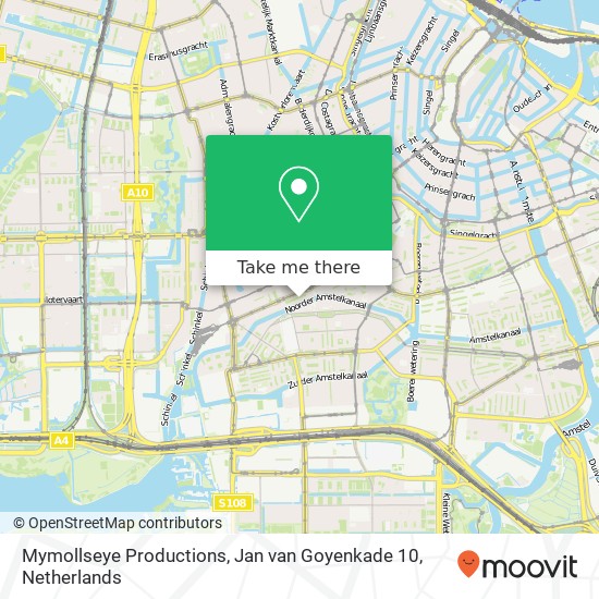 Mymollseye Productions, Jan van Goyenkade 10 map