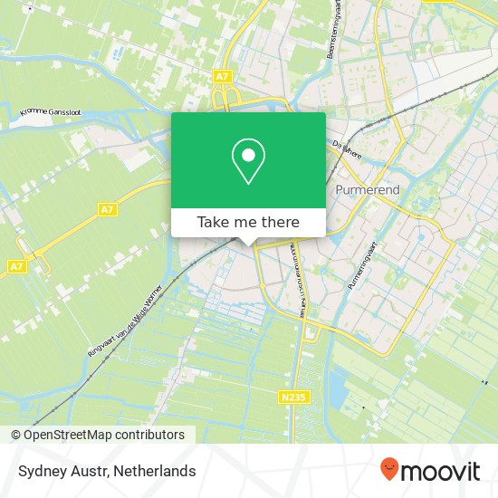 Sydney Austr map