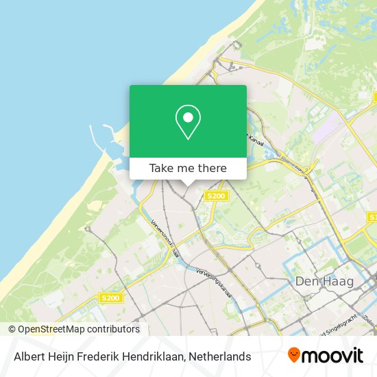 Albert Heijn Frederik Hendriklaan Karte