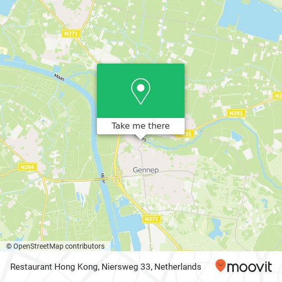 Restaurant Hong Kong, Niersweg 33 map