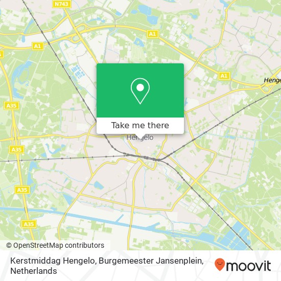 Kerstmiddag Hengelo, Burgemeester Jansenplein map