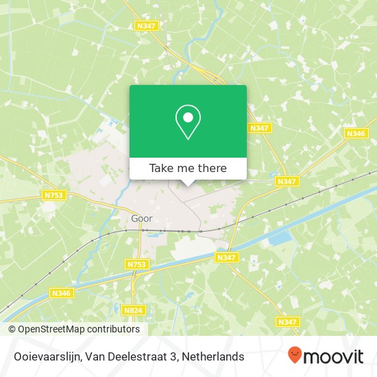 Ooievaarslijn, Van Deelestraat 3 map