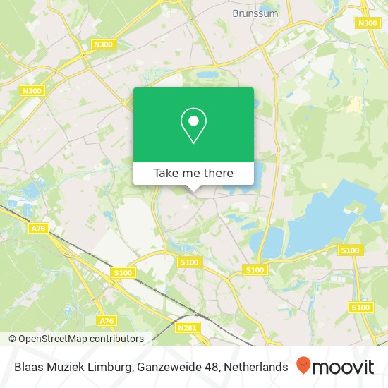 Blaas Muziek Limburg, Ganzeweide 48 map