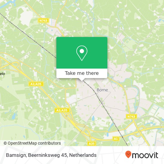 Bamsign, Beerninksweg 45 map