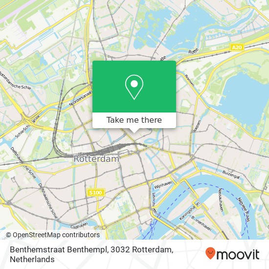 Benthemstraat Benthempl, 3032 Rotterdam Karte
