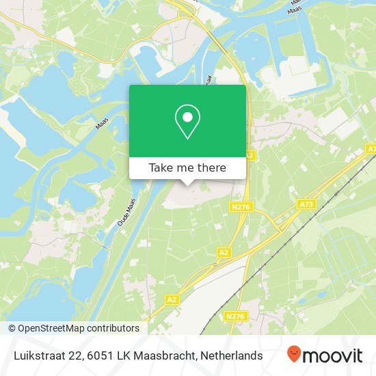 Luikstraat 22, 6051 LK Maasbracht map