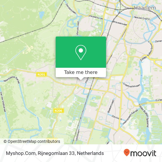 Myshop.Com, Rijnegomlaan 33 map