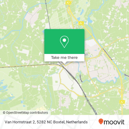 Van Hornstraat 2, 5282 NC Boxtel map