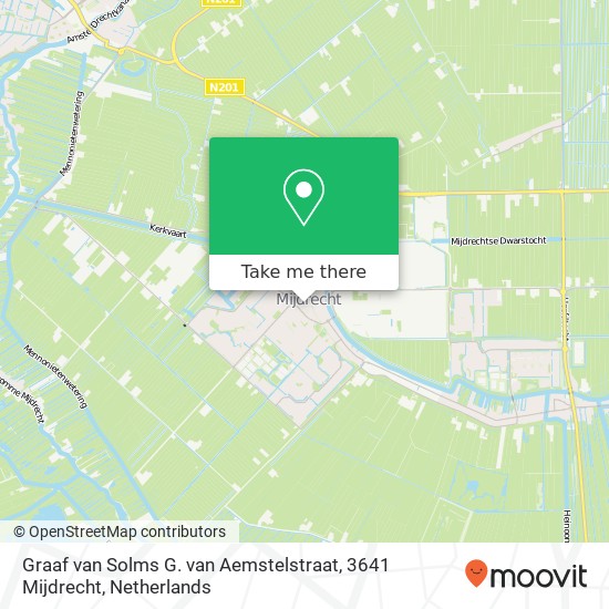 Graaf van Solms G. van Aemstelstraat, 3641 Mijdrecht map