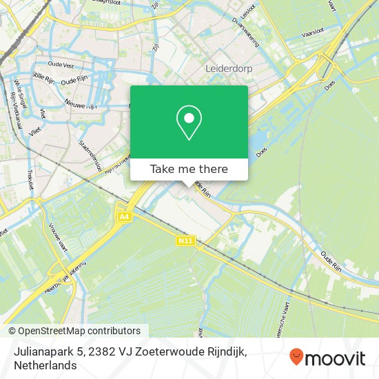 Julianapark 5, 2382 VJ Zoeterwoude Rijndijk map