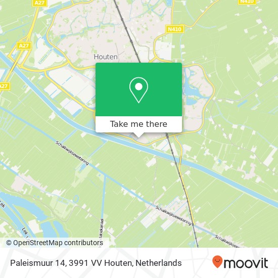 Paleismuur 14, 3991 VV Houten map