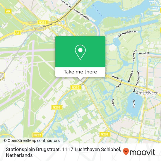 Stationsplein Brugstraat, 1117 Luchthaven Schiphol map