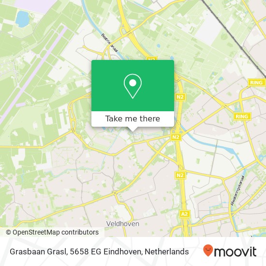 Grasbaan Grasl, 5658 EG Eindhoven map