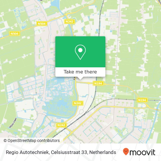 Regio Autotechniek, Celsiusstraat 33 map