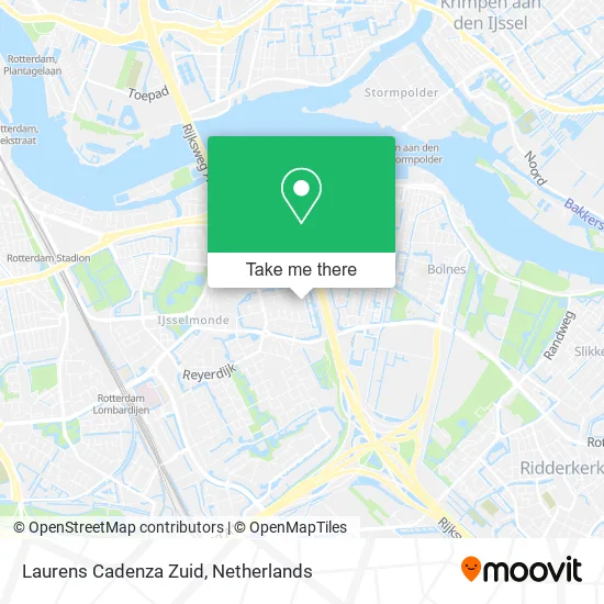 Laurens Cadenza Zuid map