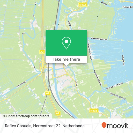 Reflex Casuals, Herenstraat 22 map