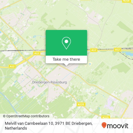 Melvill van Carnbeelaan 10, 3971 BE Driebergen map