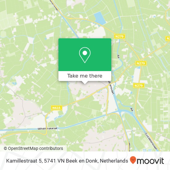 Kamillestraat 5, 5741 VN Beek en Donk map