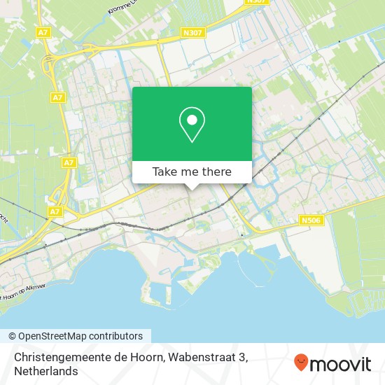 Christengemeente de Hoorn, Wabenstraat 3 map