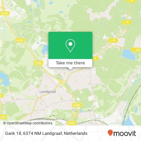 Gank 18, 6374 NM Landgraaf map