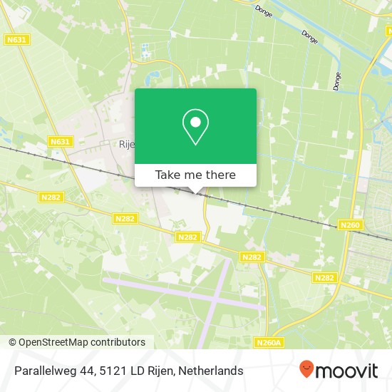 Parallelweg 44, 5121 LD Rijen map