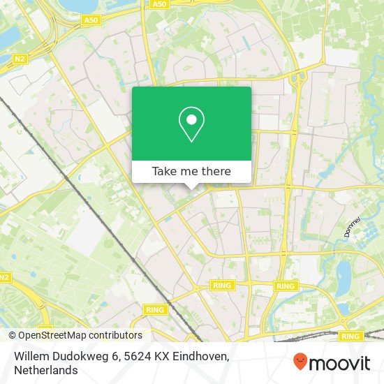 Willem Dudokweg 6, 5624 KX Eindhoven Karte