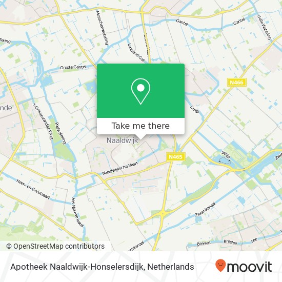 Apotheek Naaldwijk-Honselersdijk Karte