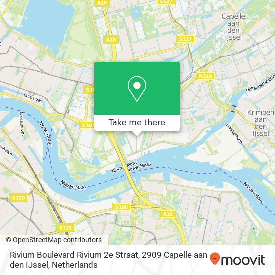 Rivium Boulevard Rivium 2e Straat, 2909 Capelle aan den IJssel map