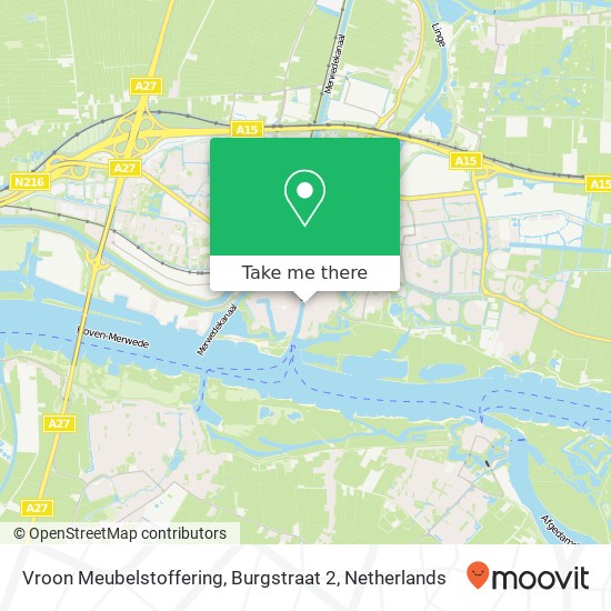 Vroon Meubelstoffering, Burgstraat 2 map