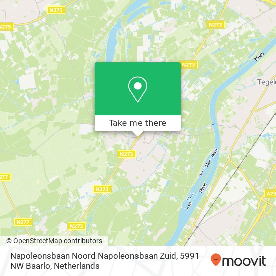 Napoleonsbaan Noord Napoleonsbaan Zuid, 5991 NW Baarlo map