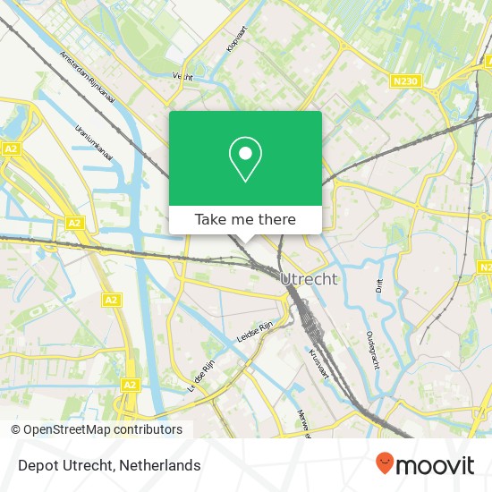 Depot Utrecht Karte