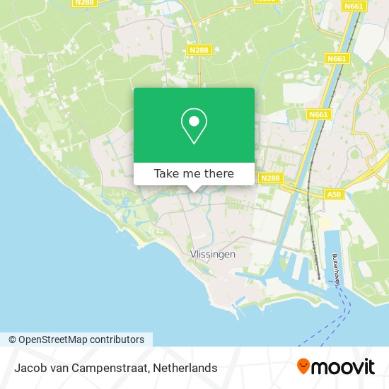 Jacob van Campenstraat map