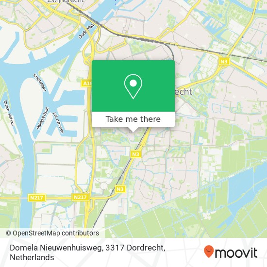 Domela Nieuwenhuisweg, 3317 Dordrecht map