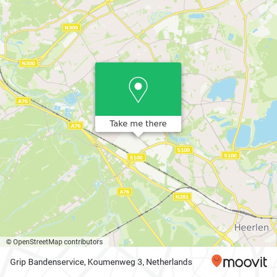 Grip Bandenservice, Koumenweg 3 map