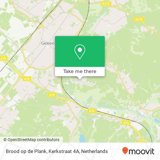 Brood op de Plank, Kerkstraat 4A map