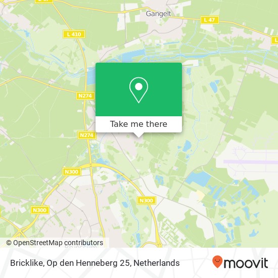 Bricklike, Op den Henneberg 25 map