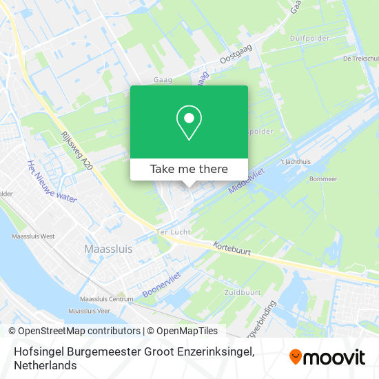 Hofsingel Burgemeester Groot Enzerinksingel map