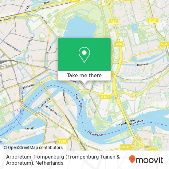 Arboretum Trompenburg (Trompenburg Tuinen & Arboretum) map