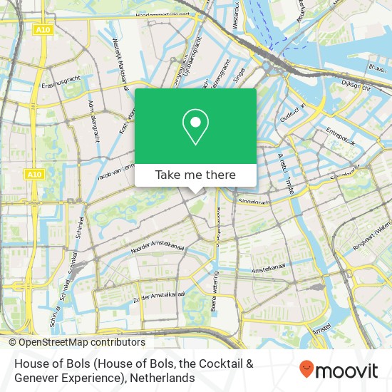 House of Bols (House of Bols, the Cocktail & Genever Experience) map