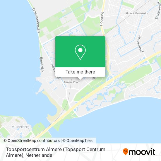 Topsportcentrum Almere (Topsport Centrum Almere) map