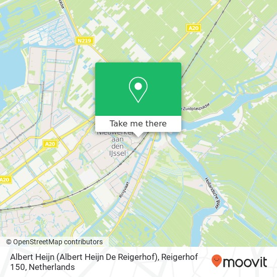 Albert Heijn (Albert Heijn De Reigerhof), Reigerhof 150 map