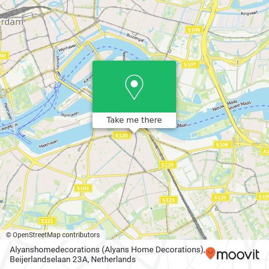 Alyanshomedecorations (Alyans Home Decorations), Beijerlandselaan 23A map