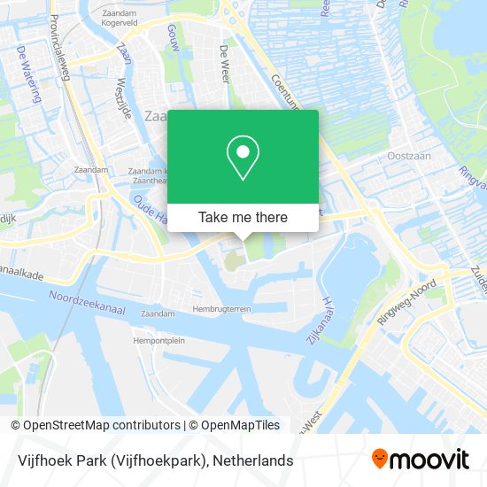 How to get to Vijfhoek Park (Vijfhoekpark) in Zaanstad by Bus, Metro ...
