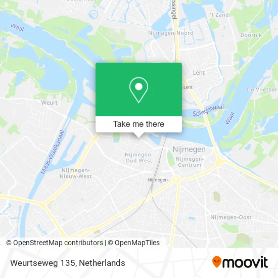 Weurtseweg 135 map