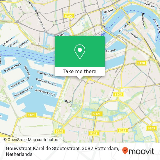 Gouwstraat Karel de Stoutestraat, 3082 Rotterdam map