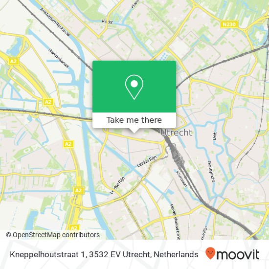 Kneppelhoutstraat 1, 3532 EV Utrecht map