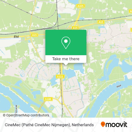 CineMec (Pathé CineMec Nijmegen) Karte