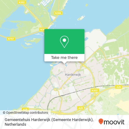 Gemeentehuis Harderwijk (Gemeente Harderwijk) map