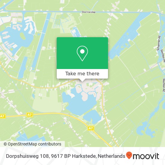 Dorpshuisweg 108, 9617 BP Harkstede map